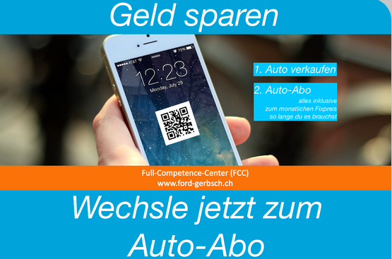 Geld sparen mit dem Auto-Abo!